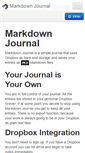 Mobile Screenshot of markdownjournal.com
